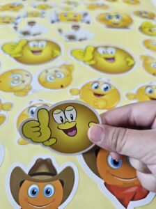 custom sticker printing dubai