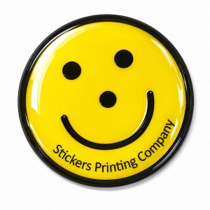custom branded epoxy stickers Dubai company logo epoxy stickers Sharjah