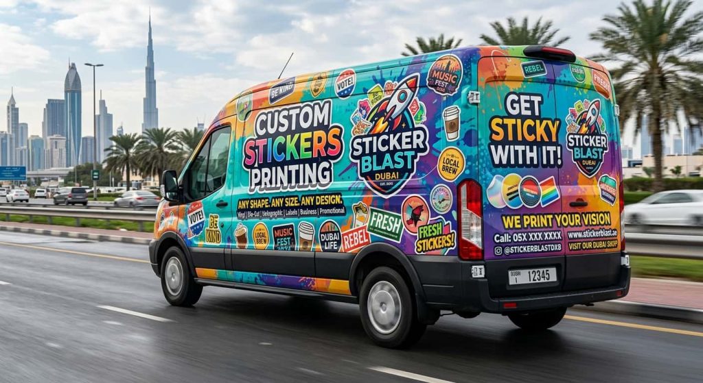 delivery truck signage dubai mobile advertising vehicle wraps dubai